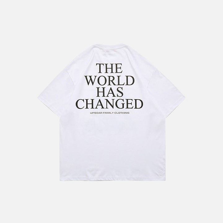 Changed World T-shirt     - VONVEX