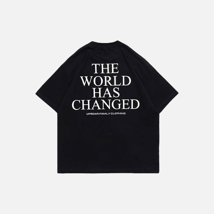 Changed World T-shirt     - VONVEX