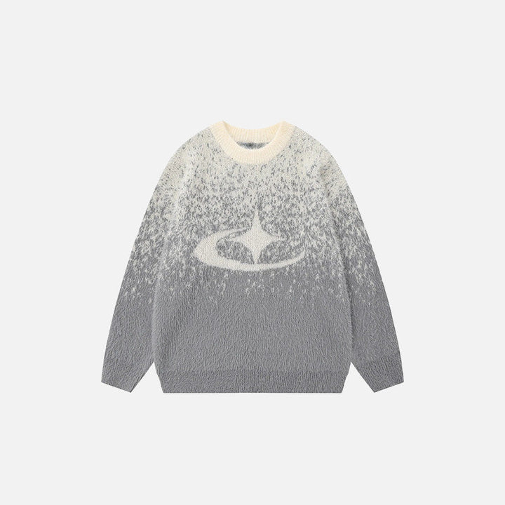 Stellar Splash Sweater  Gray M  - VONVEX