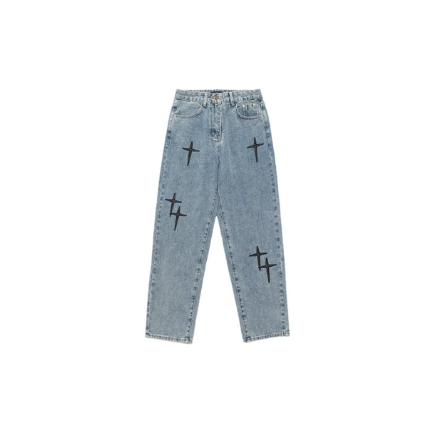 Baggy Stars Jeans     - VONVEX