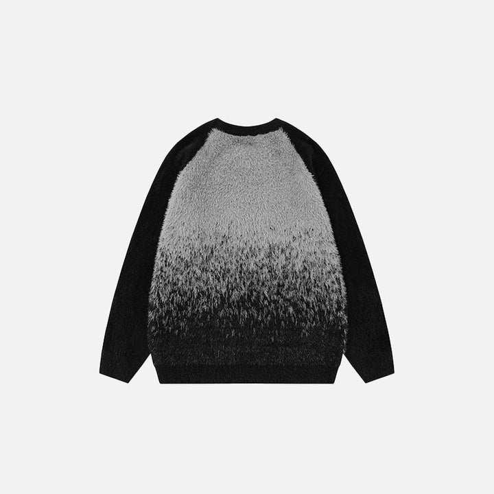 Gradient Fade Sweater     - VONVEX