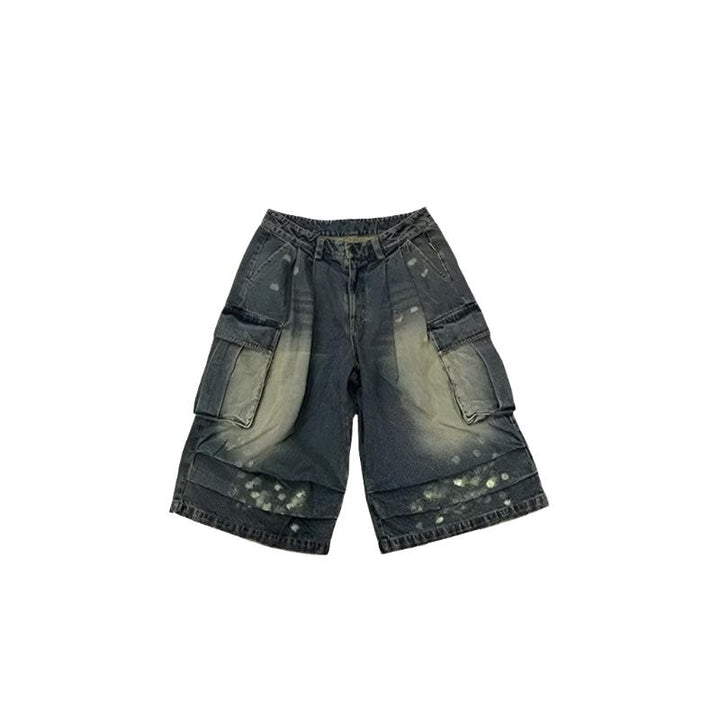 Urban Distressed Cargo Jorts     - VONVEX