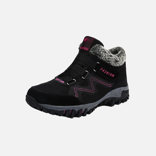 Waterproof Fuzzy Non-slip Shoes  Black Rose 48  - VONVEX