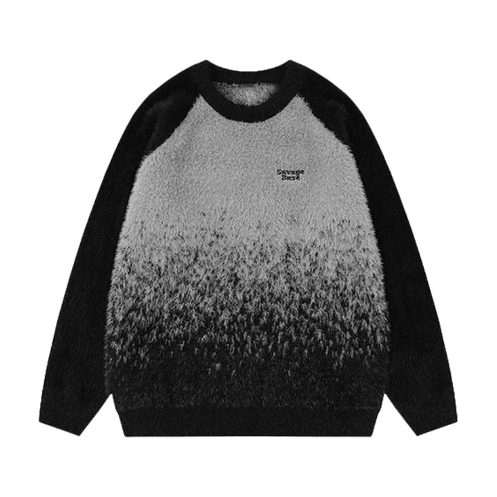 Gradient Fade Sweater     - VONVEX