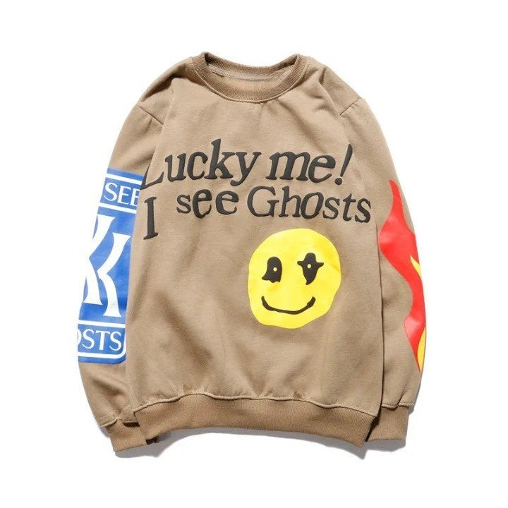 Lucky Me I See Ghosts Sweatshirts  M   - VONVEX