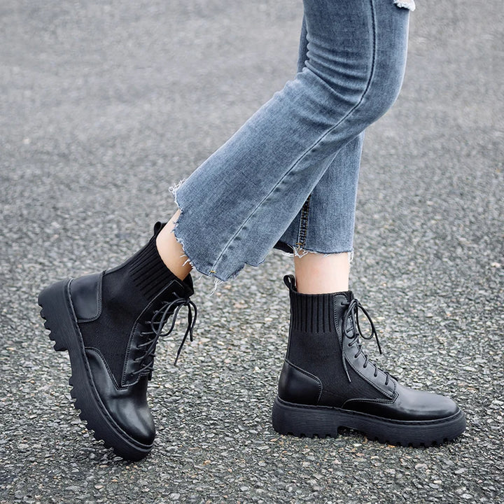 Winter Vogue Sock Boots     - VONVEX