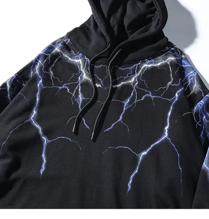 Lightning Strikes Hoodie     - VONVEX