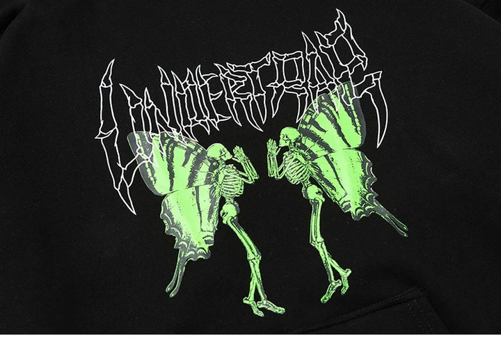 Undertrap Metal Print Hoodie     - VONVEX