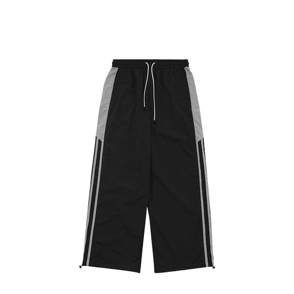 Wide Leg Pants Black Trousers S - VONVEX