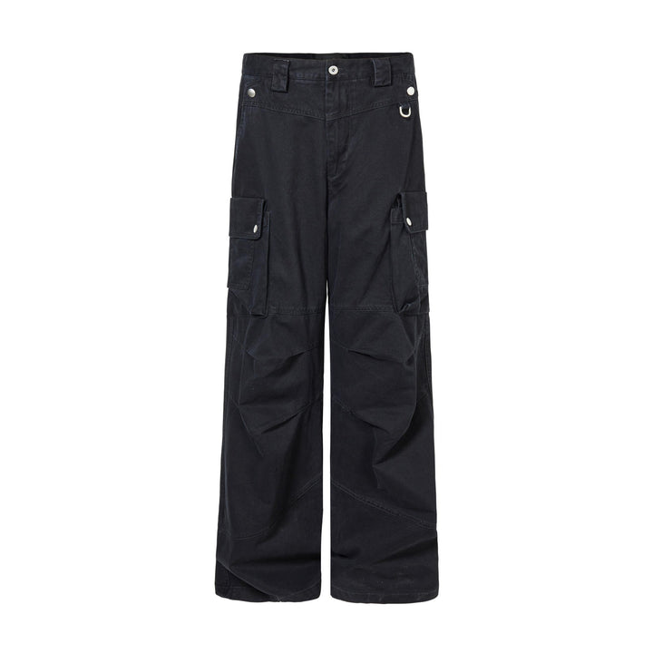 Crane Pocket Cargo Street Pants  Black S  - VONVEX