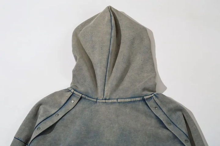 Y2k Vintage Washed Acid Hoodie - VONVEX