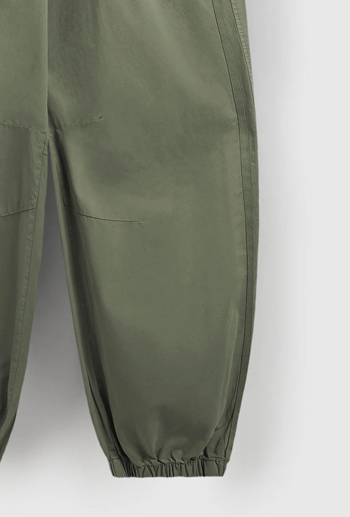 Elastic Wais Cargo Jogger Pant     - VONVEX