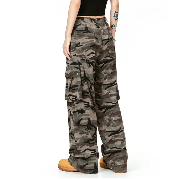 Retro Camouflage Streetwear SweatPants - VONVEX