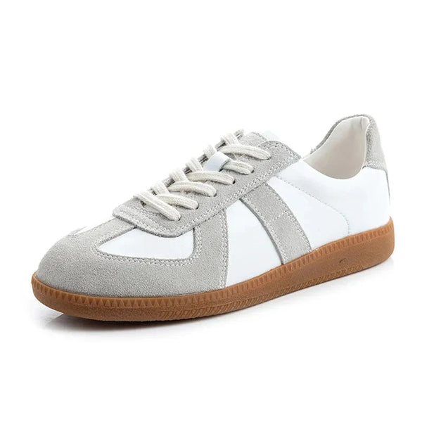 Leather Women's Genuine Sneakers     - VONVEX