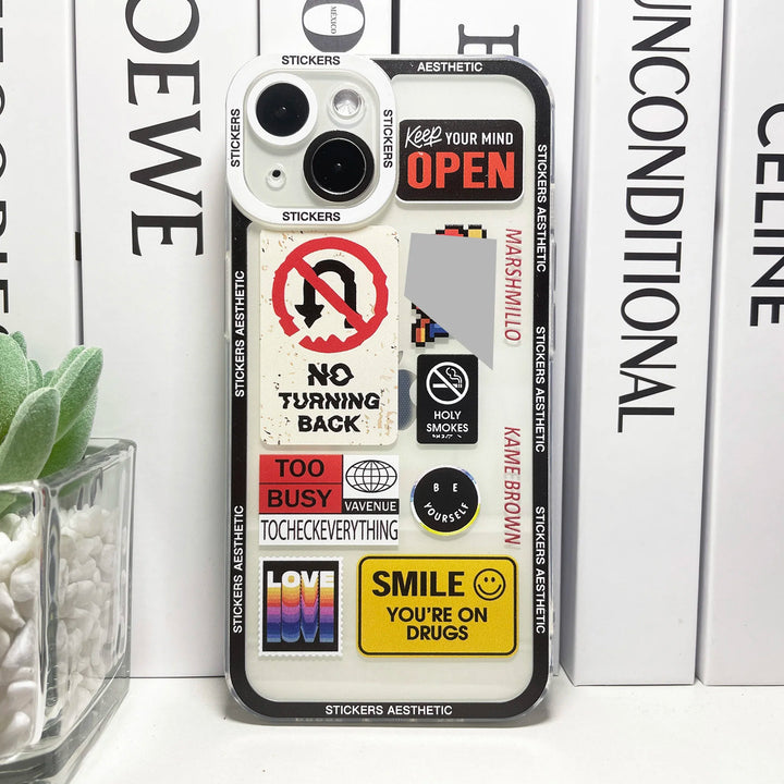 Mixed Labels  iPhone Case     - VONVEX