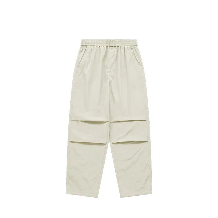 Parachute Elastic Waist Cargo Pants  White sand XS  - VONVEX