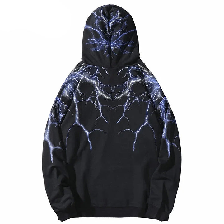 Lightning Strikes Hoodie     - VONVEX