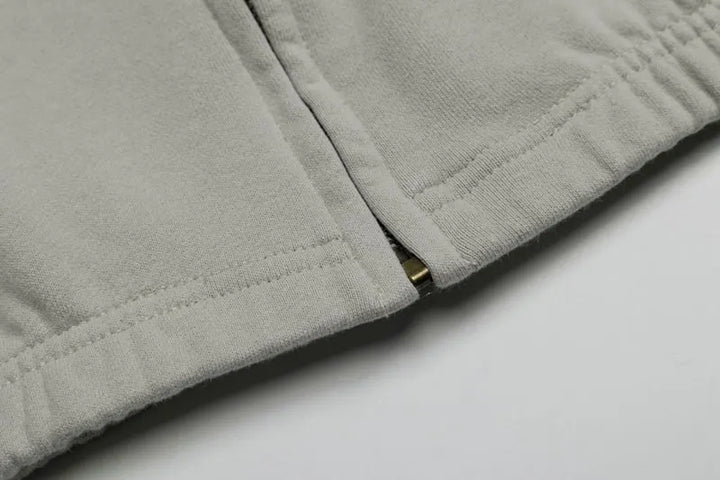 Y2K Embroidered Fire Patchs Hoodie - VONVEX