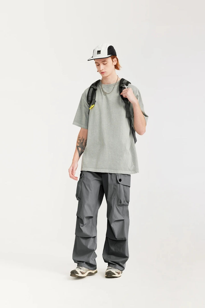 Trendy Loose Fit Cargo Pants     - VONVEX