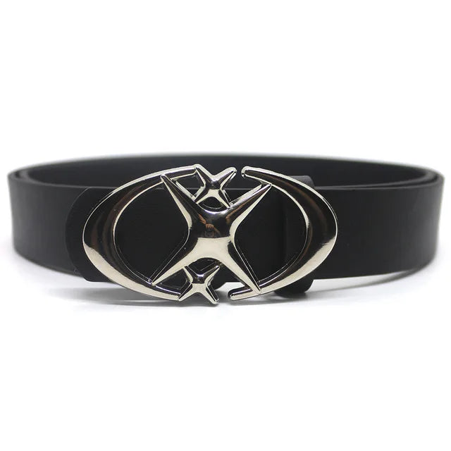 Planet X Buckle Belt  BK-black 105CM  - VONVEX