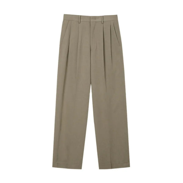 Baggy Fit Straight Pants  Apricot XL  - VONVEX