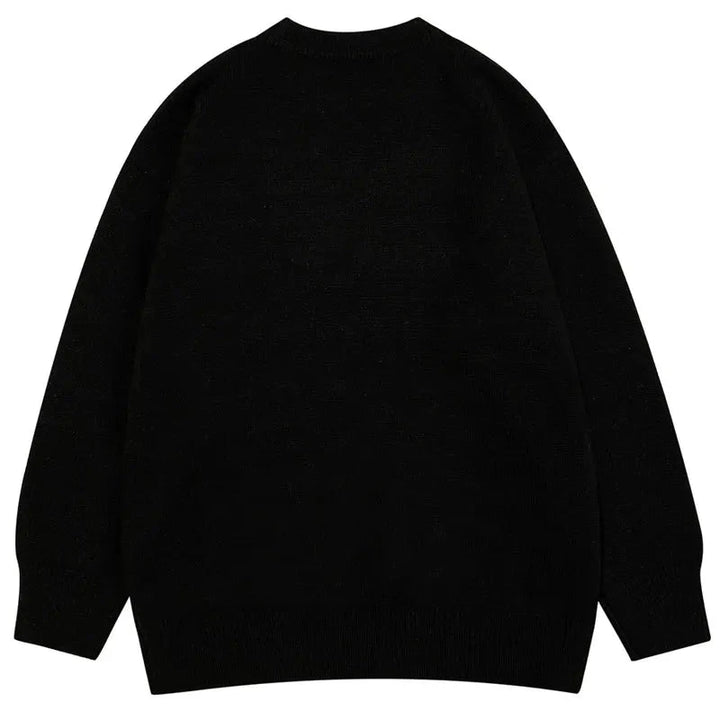 Slash Youth Knitted Sweater     - VONVEX