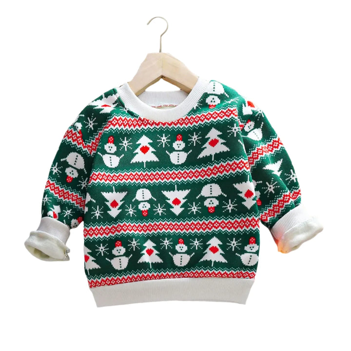 Plush Velvet Holiday Comfy Sweater - VONVEX