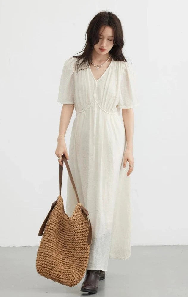 Vintage French Style Women's Dress     - VONVEX