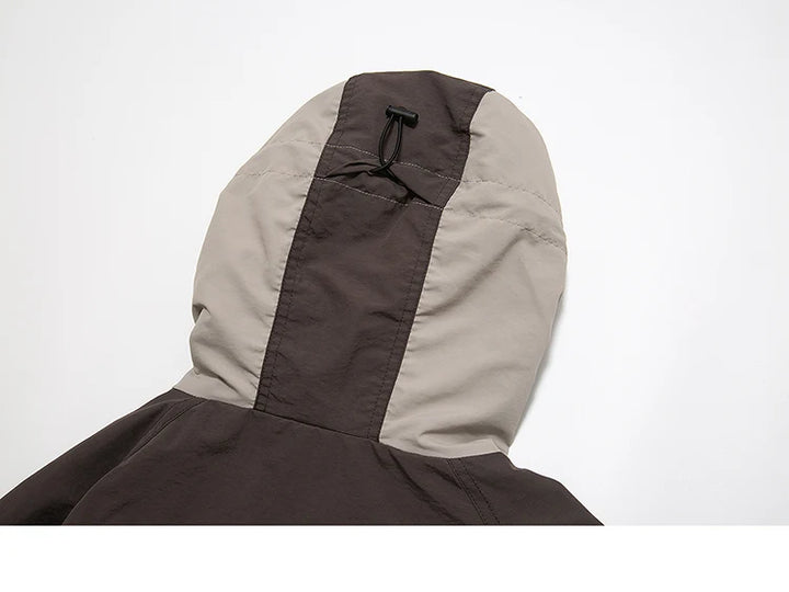 Multi Pocketed Waterproof Rain Jacket - VONVEX