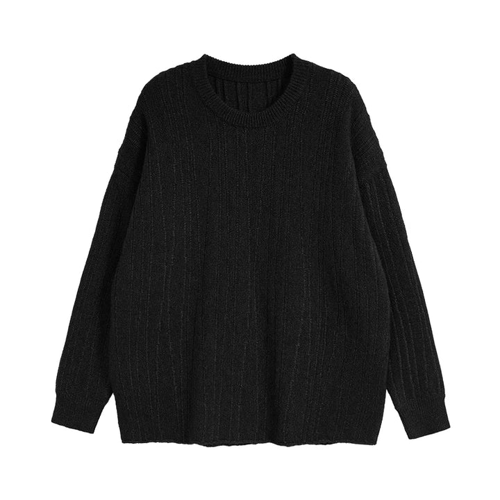 North Pole Fleece Loose Sweater Black S - VONVEX