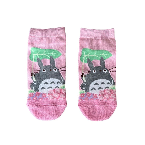 Cartoon Printed Half Socks  Fenhuimao   - VONVEX