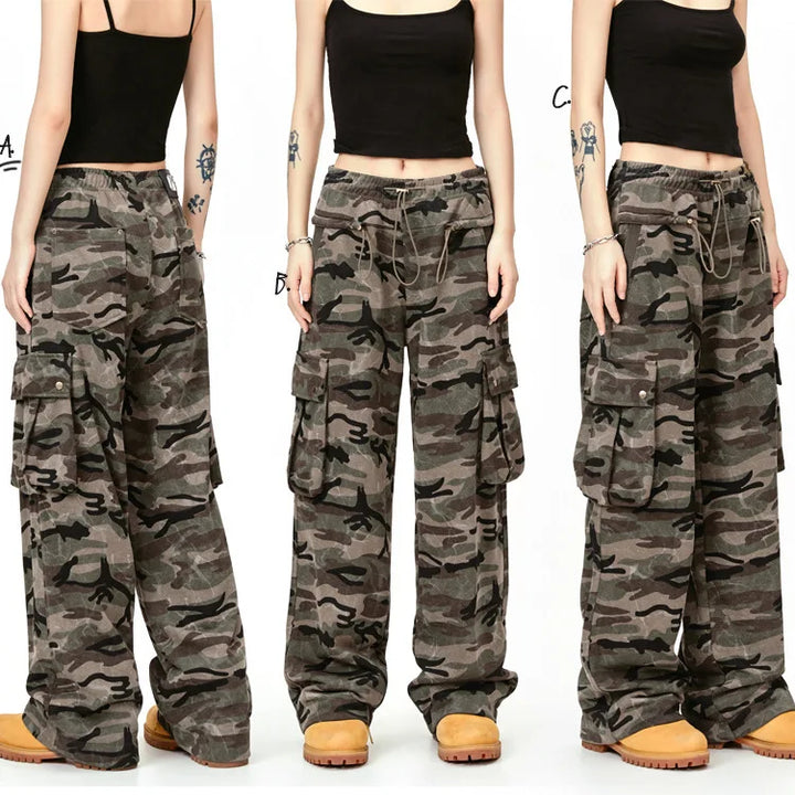 Retro Camouflage Streetwear SweatPants - VONVEX