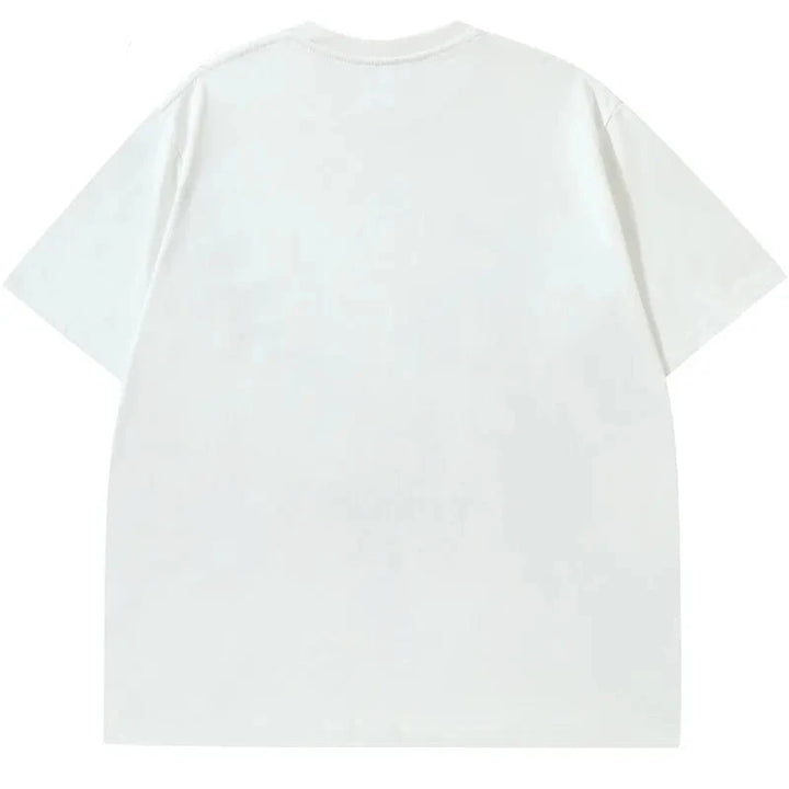 Y2K Angel Anime Girl Printed T-Shirt - VONVEX