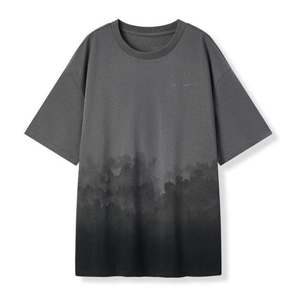 Wavebreaker Printed Short Sleeve T-Shirt  Grey black XXS  - VONVEX