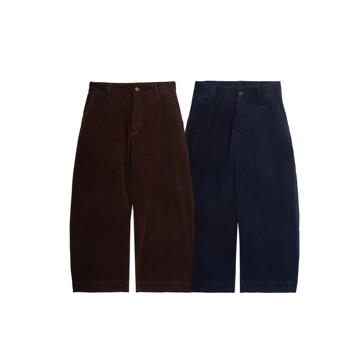 Corduroy Wide-Leg Japanese Pants - VONVEX