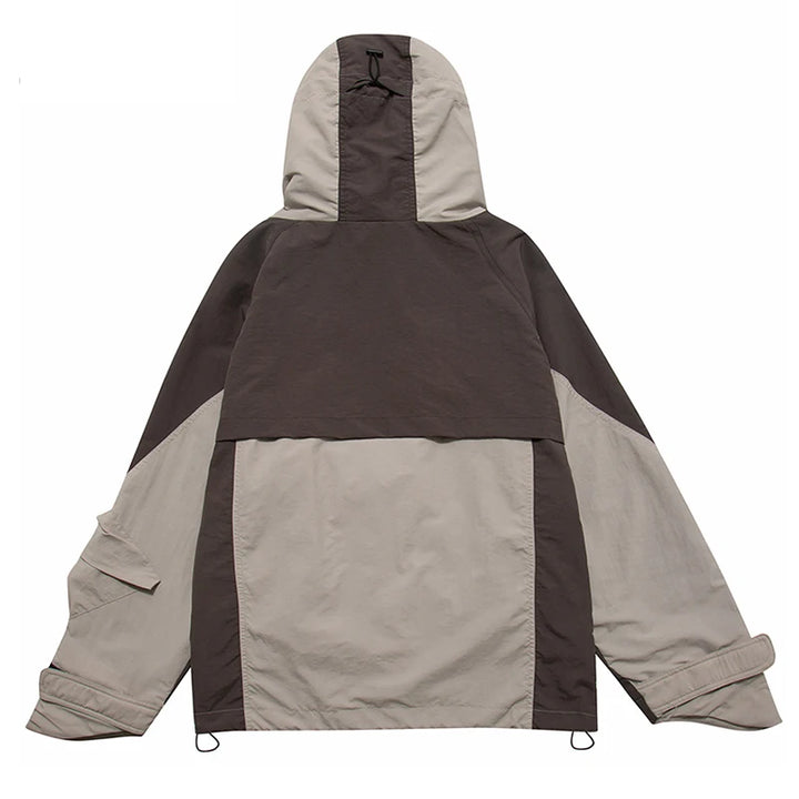 Multi Pocketed Waterproof Rain Jacket - VONVEX