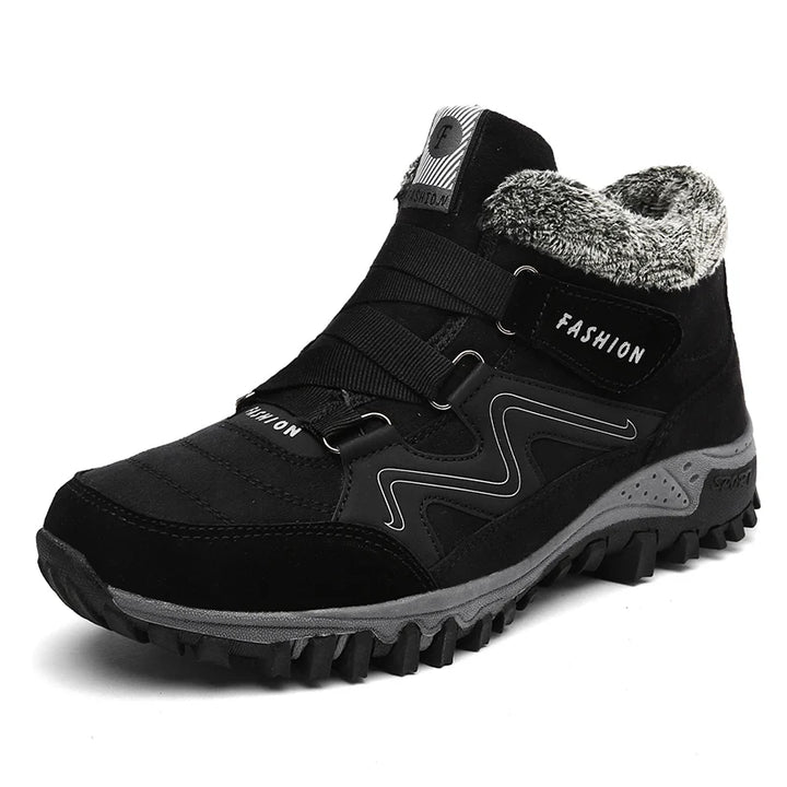 Waterproof Fuzzy Non-slip Shoes  Black 40  - VONVEX