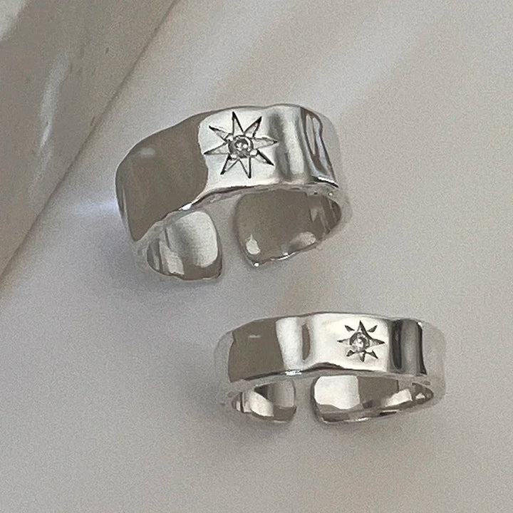 Y2k Cosmic Duo Punk Rings     - VONVEX