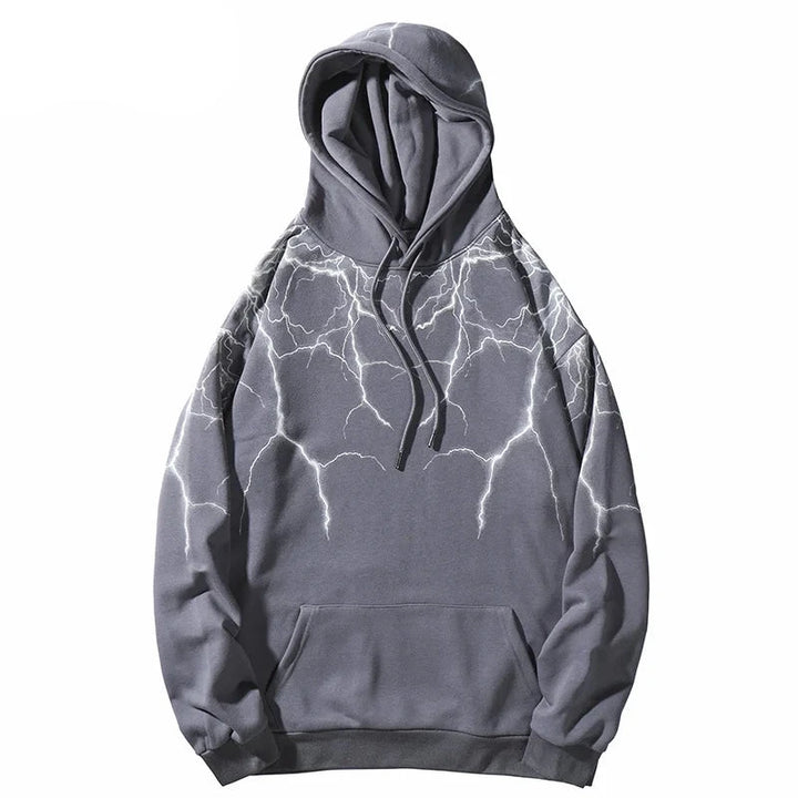 Lightning Strikes Hoodie     - VONVEX