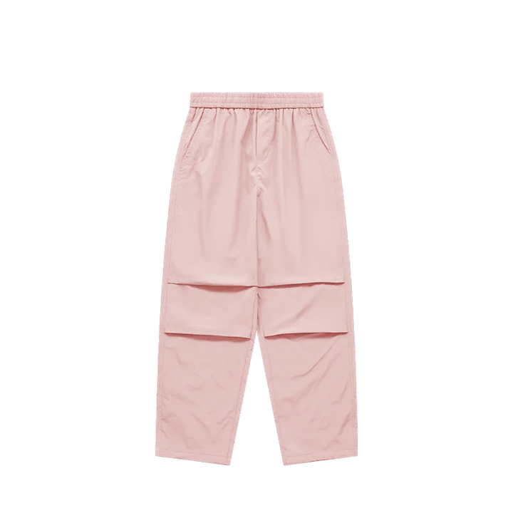 Parachute Elastic Waist Cargo Pants  Fog pink M  - VONVEX