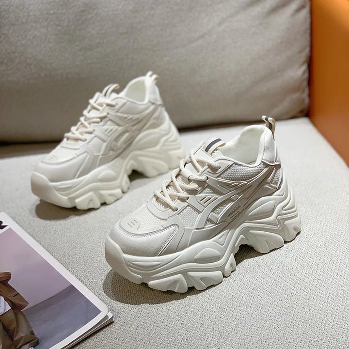 Air Mesh Chunky Sneakers     - VONVEX