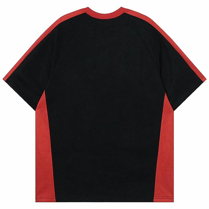 Y2K "STARGLFS" Suede Oversized T Shirt     - VONVEX