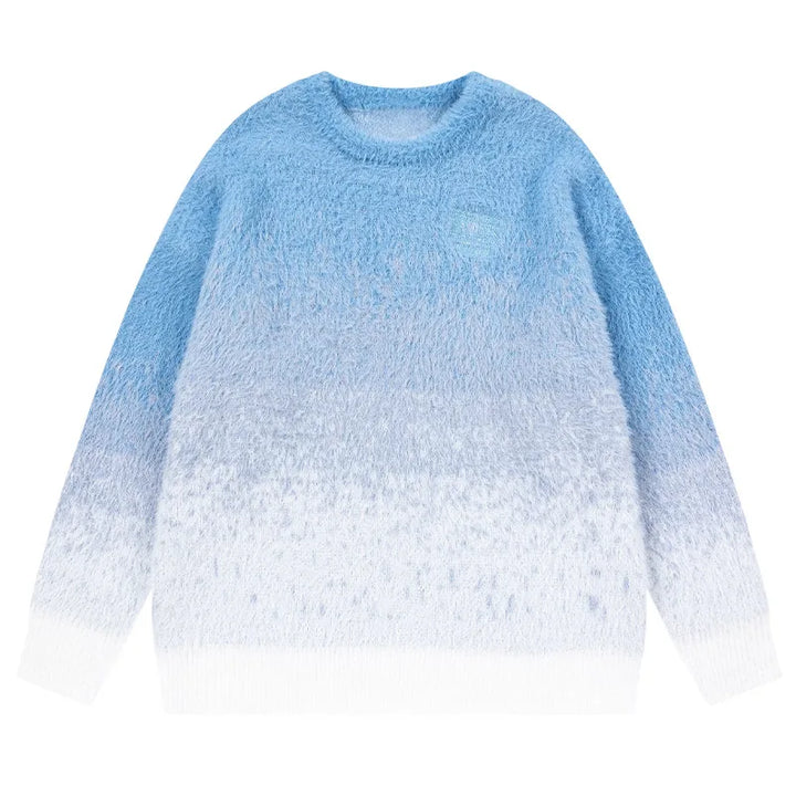 Ocean Breeze Crew Neck Sweater Blue M - VONVEX