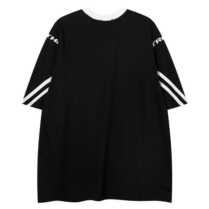 Y2K Versatile Striped Unisex T-Shirt - VONVEX