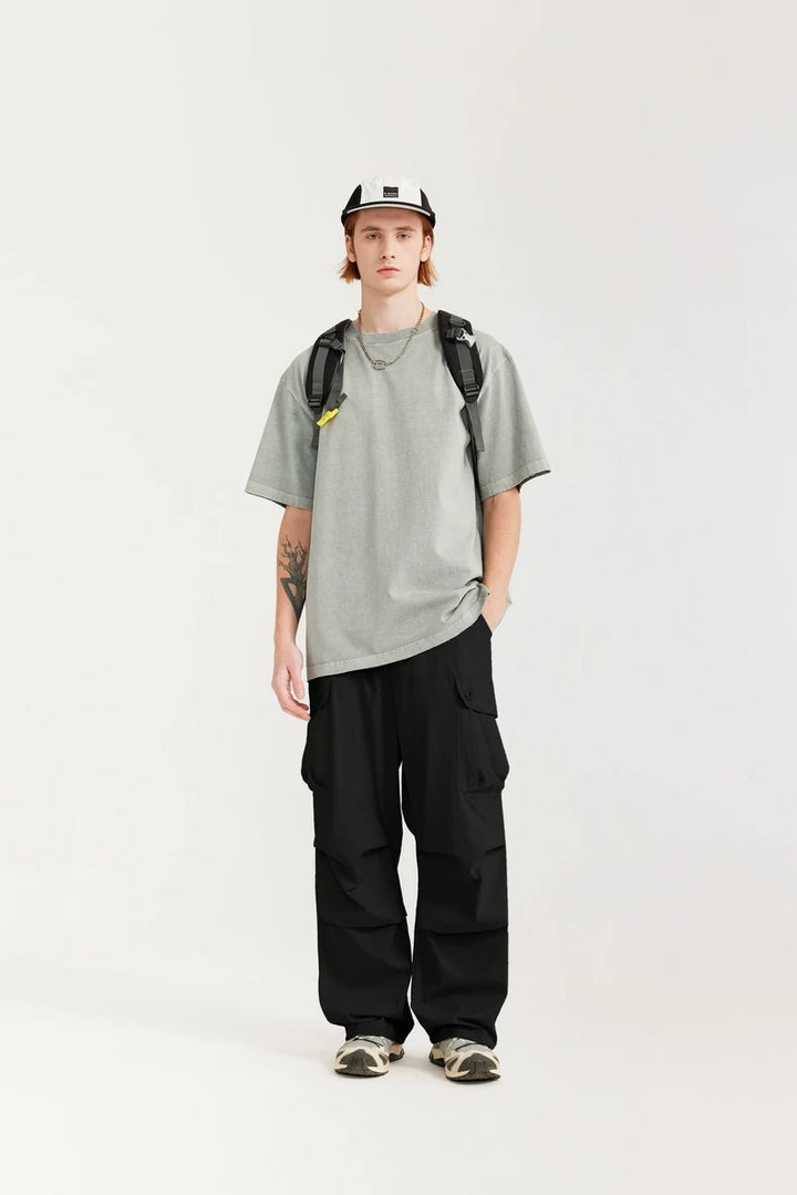 Trendy Loose Fit Cargo Pants     - VONVEX