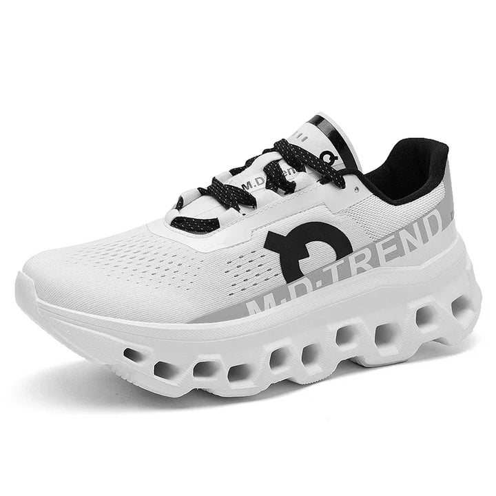 FlexRun Breathable Non Slip Workout Sneakers  Silver 39  - VONVEX