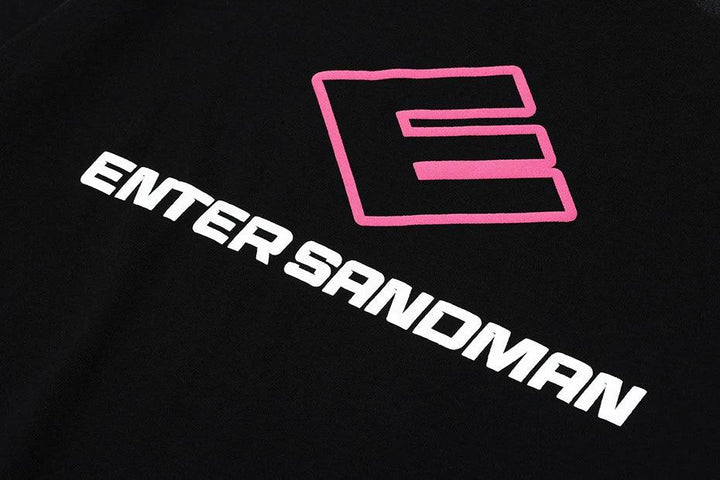 Enter Sandman Vintage Printed T-Shirt     - VONVEX