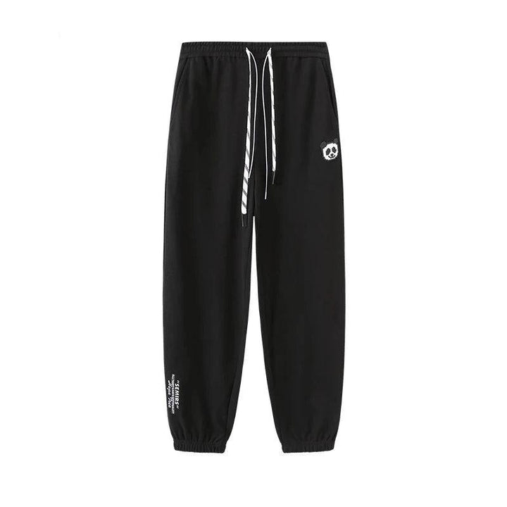 Panda Letter Women's Sports Pant  Black XS  - VONVEX