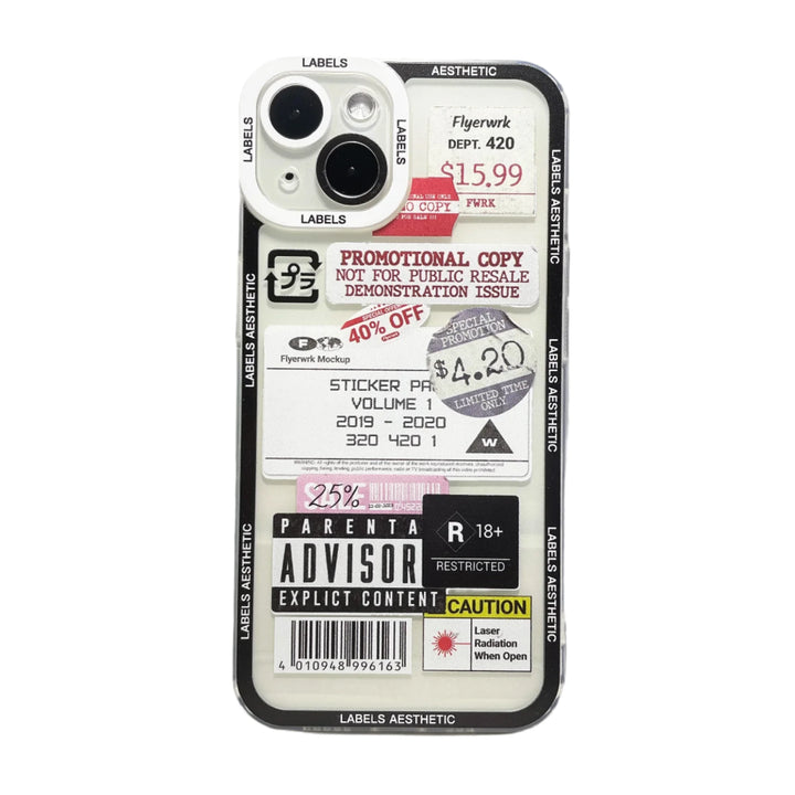 Mixed Labels  iPhone Case  Style-2 iPhone 7 8 SE2  - VONVEX