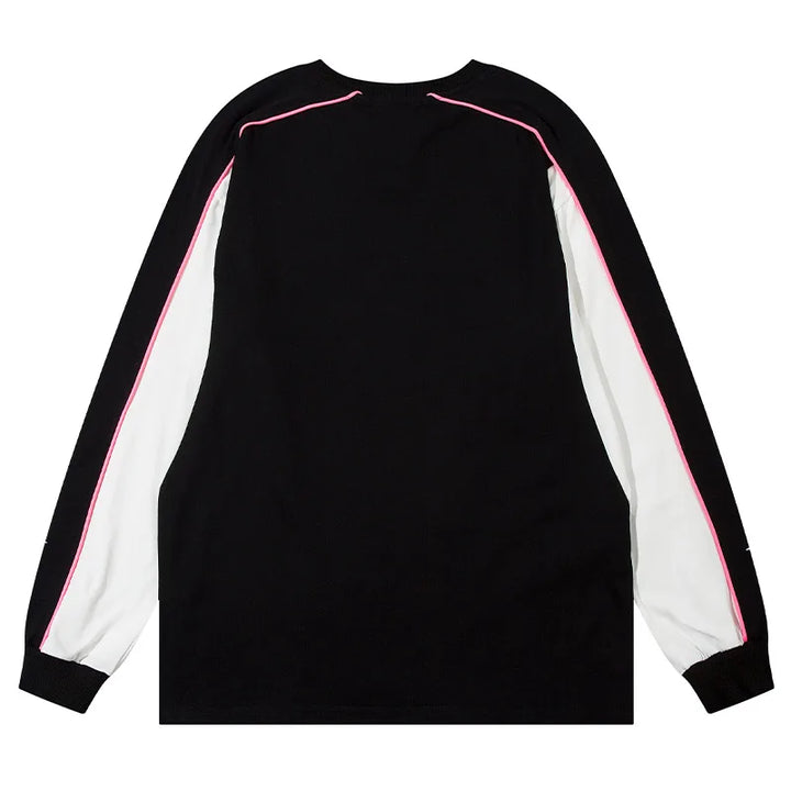 Speed Star Striped Sweatshirt - VONVEX